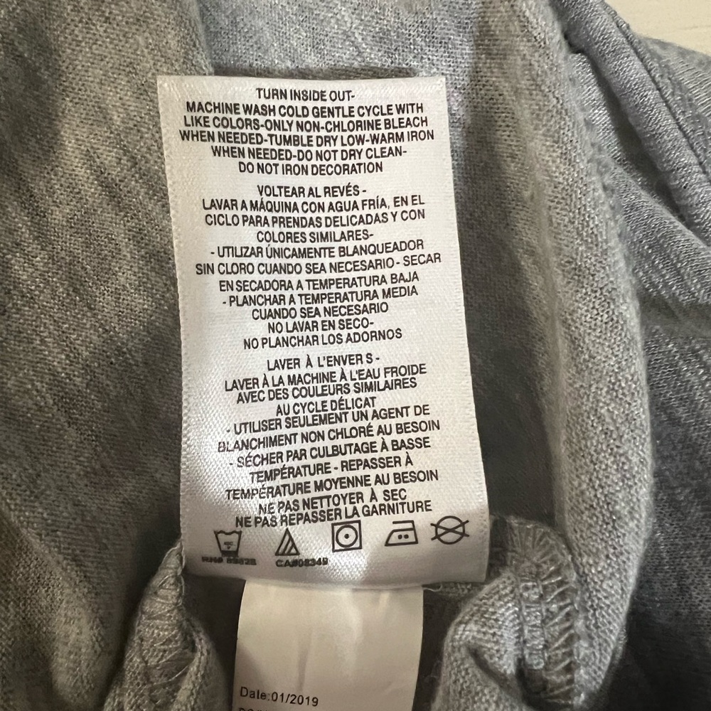 Jessica Simpson Mandala Graphic Tank Top Gray Sz L - Picture 6 of 6